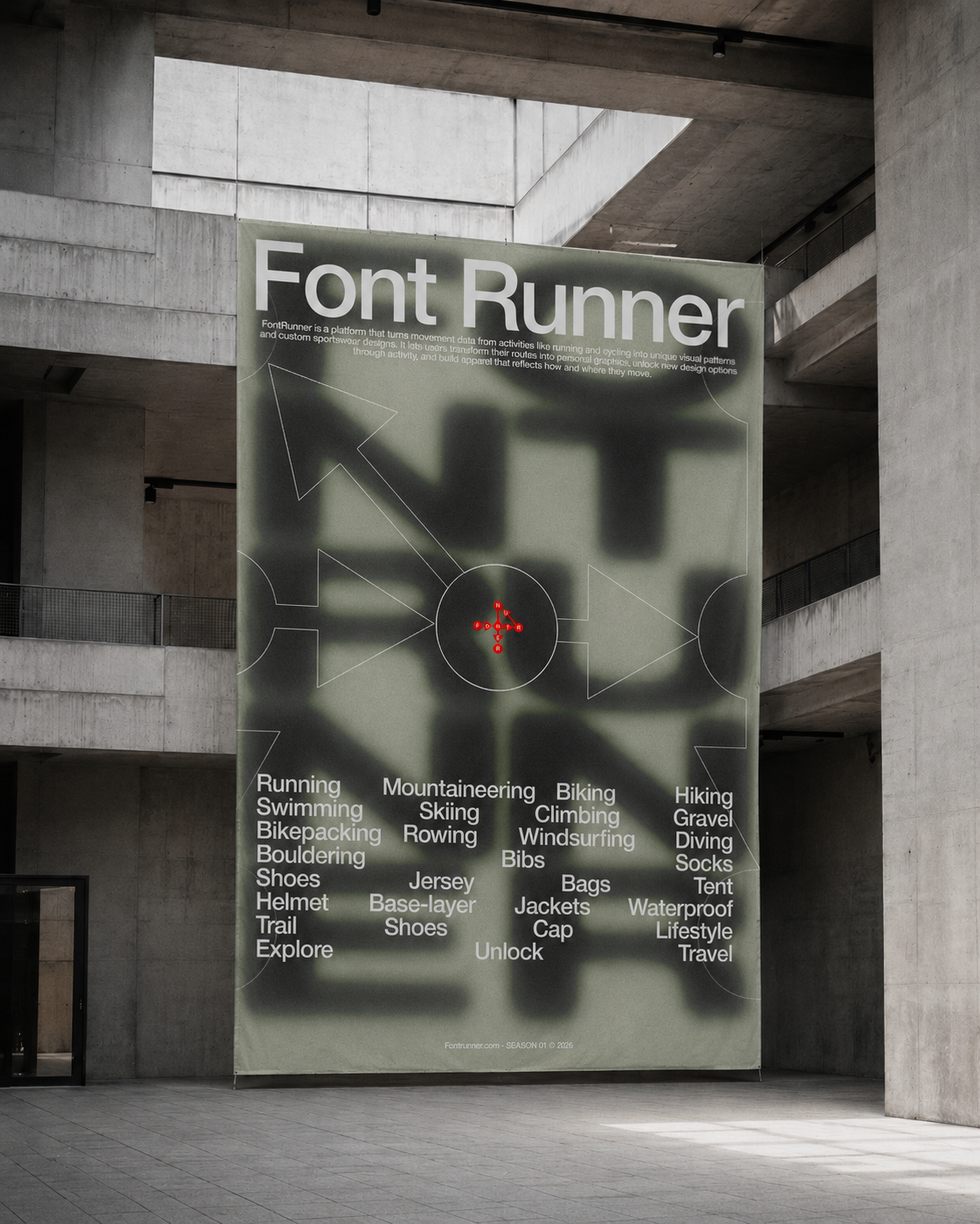 Font Runner media